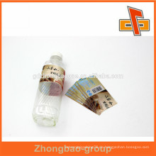 Hochwertige benutzerdefinierte PVC Hitze schrumpfen Wasser Flasche Etiketten China Lieferanten